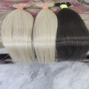 ไหมต่อผมสีบลอนด์ตรง SilkGlow ผมตรงสีบลอนด์บริสุทธิ์ ไหมต่อผมสีบลอนด์น้ำผึ้งแบบพรีเมียม - Product Image 2