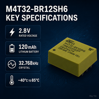 Module de batterie chronomètre Stock M4T32-BR12SH6 2.8V 120mAh 32.768kHz SNAPHAT RTC de secours pour composants électroniques