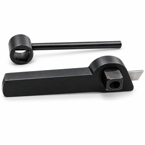 <b>Lathe</b> Parting Off Cut Off <b>Tool</b> Holder Set with 1/16 x 5/16 x 3-1/2 inch M2 HSS Blade and Wrench for Metal Turning and Grooving - Product Image 2