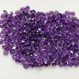 Ametista Africana Natural de 4MM, Corte Corazón, Color Púrpura, Gemas Sueltas de la Mejor Calidad para Joyería, Gemas de Montaña Roja - Product Image 4