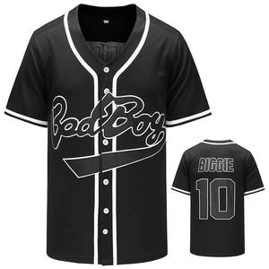 Camiseta de Béisbol Bordada Retro Estilo Película Bad Boy, Camisa Holgada para Hombre, Ropa Hip-Hop para Fiesta - Product Image 5