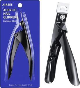 Professionnel personnalisé couleur acrylique coupe-ongles lame droite tondeuse pour ongles artificiels antirouille coupe-ongles - Product Image 1