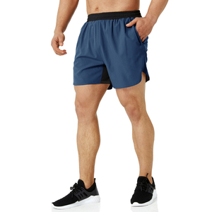 Pantalones cortos deportivos 2 en 1 personalizados, transpirables, de secado rápido, para entrenamiento, fitness, gimnasio, para hombre. - Product Image 2