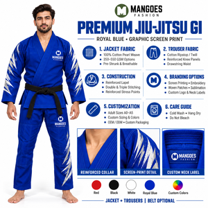 Preshrunk Breathable 360g Lightweight Pearl Weave BJJ Uniform Brazilian Jiu Jitsu Gi <b>Men</b> Women Adult <b>Kimono</b> IBJJF Training - Product Image 6