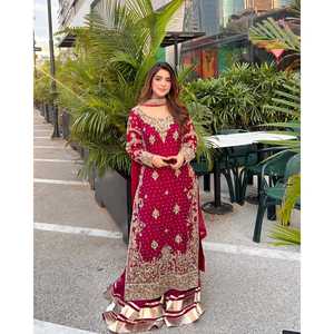 Conjunto de Traje de Fiesta Hecho a Mano con Corte en A y Bordado de Lentejuelas, Talla XL, Cintura Natural para un Look Elegante - Product Image 2