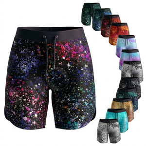 Shorts de sport confortables à design personnalisé, imprimés, extensibles, respirants, pour yoga, course à pied, séchage rapide, vêtements de sport, shorts de gym OEM ODM - Product Image 1