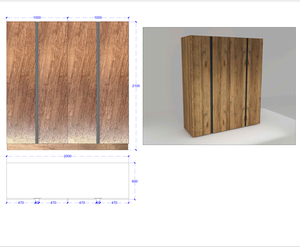 Modern <b>Wardrobe</b> Closet with Multiple Shelves Hanging Space Drawers for Bedroom Durable Stylish Storage Furniture Premium Quality - Product Image 2