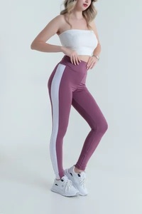 Leggings pour femmes à taille haute avec cordon de serrage, unis, effet ventre plat, écologiques, durables, sans coutures, longueur intégrale, imperméables et coupe-vent - Product Image 6