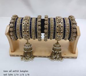 PADMAWATI BANGLES PRIVATE LIMITED Luxury Tungsten Gold Plated Bangles Indian Bridal Engagement Wedding Anniversary Gift for - Product Image 1