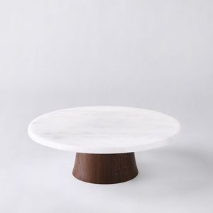Best Ever Design <b>Marble</b> <b>Cake</b> <b>Stand</b> With Wooden Base <b>Marble</b> and Wood <b>Cake</b> <b>Stand</b> With <b>Cake</b> Platter at very low selling Price - Product Image 6