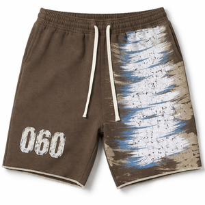 OEM Service Wholesale Distress Custom Design <b>Men</b> Cotton <b>Shorts</b> New Arrival Private Label <b>Men</b> <b>Brown</b> <b>Shorts</b> - Product Image 1
