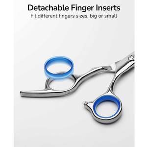 Tijeras de Peluquería Profesionales de Acero Inoxidable Resistentes a la Corrosión, con 32 Dientes y Agarre Equilibrado - Product Image 3