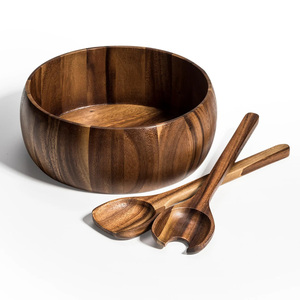 Natural <b>House</b> Kitchen Utensils Set Acacia Wood Salad Server Set Salad Fork and Spoon Set for Tossing Salad Server Set Cutlery - Product Image 5