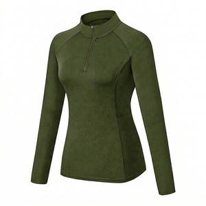 Camiseta de Manga Larga para Mujer, para Montar a Caballo, de Alto Rendimiento, Ligera, Elástica, Personalizable - Product Image 1