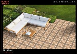 Dalles de stationnement numériques extérieures haute résistance en céramique mate 300x300mm 30x30cm 12x12 pouces pour allées à usage intensif - Product Image 2