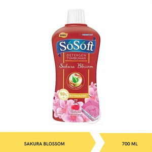 SoSoft <b>Liquid</b> Detergent Sakura Blossom 700ml x 6 - Product Image 3