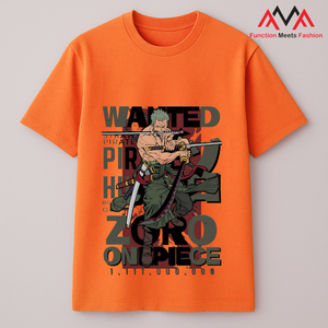 เสื้อยืดลำลองผู้หญิง FMF ลายพิมพ์รักษ์โลก (ลายกราฟิก) ทรงปกติ แขนสั้น ผ้าฝ้ายถัก 95% น้ำหนัก 180 กรัม สีส้ม สำหรับฤดูร้อน/ฤดูใบไม้ผลิ - Product Image 4