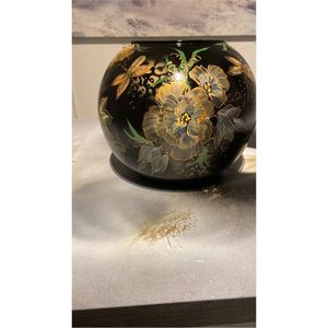 Florero Decorativo de Metal con Estampado Floral, Cilindro Decorativo para el Hogar, Centro de Mesa Moderno Hecho a Mano, Arte para la Sala de Estar - Product Image 6