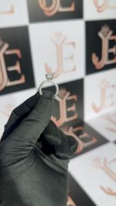 Anillo de Plata de Ley 925 con Corte Esmeralda y Diamante Moissanita, Precio al por Mayor, Anillo Solitario para Mujer, Joyería Fina - Product Image 2