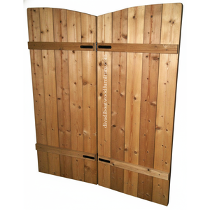 Cabecero de Cama de Madera de Barco Reciclada, Color Original, Diseño Rústico de Tablones Verticales, Diseño Sostenible y Ecológico, Montaje en Pared para Dormitorio - Product Image 6