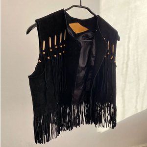 Good Quality 100% Leather Made Winter Windproof Waterproof New Design Fashionable Formal Style Men's Leather <b>Vest</b> Reasonable - Product Image 4