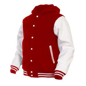 Men Classic Letterman <b>Jacket</b> High Quality Varsity Style Comfortable Snap Front Stand <b>Casual</b> Winter Breathable Quick Dry - Product Image 4