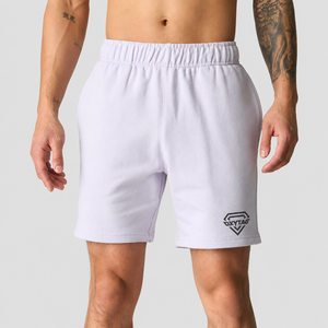 Custom <b>Men</b> Gym <b>Shorts</b> Light Purple Elastic Waistband Casual Athletic <b>Sweat</b> <b>Shorts</b> Workout Running <b>Shorts</b> OEM Manufacturer - Product Image 1