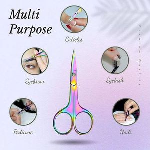 Wholesale Premium Quality Sharp Curved Blade Stainless Steel Beauty <b>Nail</b> Scissors Professional Grooming <b>Tool</b> for Fingernails - Product Image 6