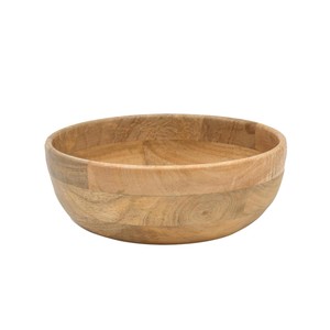 Ensemble de bols ronds classiques faits à la main en bois de manguier, écologiques, vaisselle en bois naturel, au prix le plus bas - Product Image 3