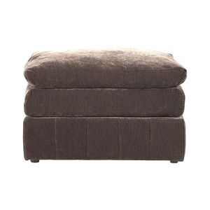 Divano Modulare Contemporaneo con Pouf, Sedia Sezionale in Tessuto Mink Morgan Effetto Camoscio per Arredamento Soggiorno - Product Image 3
