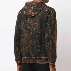 Sweats à capuche personnalisés effet délavé pour hommes, faible MOQ, 100% coton, effet délavé soleil, haute qualité - Product Image 5