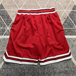 กางเกงบาสเก็ตบอลชาย ผ้าตาข่าย พิมพ์ลาย มีกระเป๋า สไตล์ฮิปฮอป ไซส์ใหญ่ แห้งเร็ว ระบายอากาศได้ดี ทรงหลวม - Product Image 3