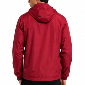 <b>Men</b> Hooded Windbreaker <b>Jacket</b> Premium Waterproof Windproof Lightweight Comfortable Durable Water Resistant And Quick Dry Fabric - Product Image 2