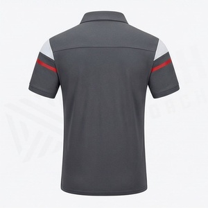 เสื้อโปโลผู้ชายแบรนด์ Cotton Plus Size ใหม่เอี่ยม คุณภาพสูง แขนสั้น เสื้อเจอร์ซีย์สำหรับฤดูร้อน สีสันปรับแต่งได้ ชุดกีฬา - Product Image 2