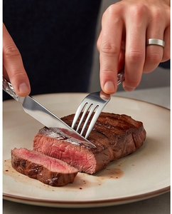 Ensemble de couverts modernes en acier inoxydable avec finition miroir, couteau, fourchette, cuillère, résistant à la rouille, pour dîner de mariage - Product Image 6