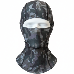 Cagoule tactique camouflage haute élasticité en maille respirante, protection intégrale du visage et du cou contre les UV pour la chasse - Product Image 2