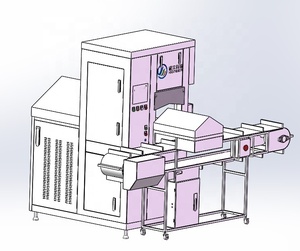3D áp lực thủy lực tự động thịt bò ham thịt đông lạnh 3D máy ép hình thành máy định hình - Product Image 2