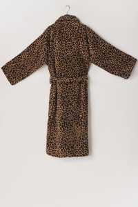 Bata de Baño de Terciopelo con Estampado de Leopardo, Nuevo Diseño Unisex, Bata de Lujo para Spa en Casa, Suave y Cómoda - Product Image 3