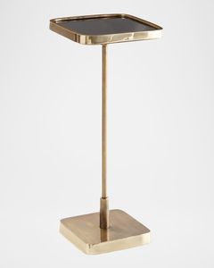 Decorative Round Metal Drink <b>Table</b> For <b>Sofa</b> <b>Side</b> Beverage Placement With Modern Elegant Furniture Appeal - Product Image 1