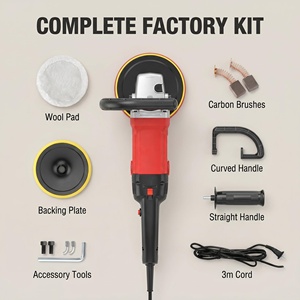 1600W 7 Inch Electric Car Polisher, Variable Speed Auto Detailing Polishing Machine for Paint Restoration - Product Image 3