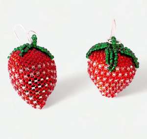 Boucles d'oreilles brodées de fleurs multicolores de qualité supérieure, bijoux de fête pour femmes au meilleur prix, boucles d'oreilles à perles - Product Image 5