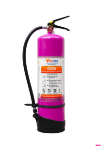 Extincteur multi-usages à base d'eau ORION 6 litres, pour incendies A-B-C, batterie au lithium, indice 1A 55B, garantie de 2 ans - Product Image 1
