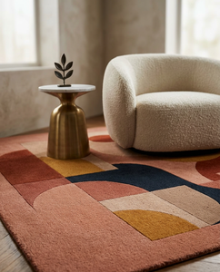Carpet for Living Room Handmade Abstract Botanical Hand Tufted Wool Area Rug Custom Modern Designer Carpet Home Decor - Product Image 4