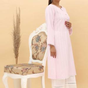 เสื้อเชิ้ตผ้าแจ็คการ์ดย้อมสีสำหรับผู้หญิงขนาดใหญ่พิเศษ Set-PS5066 1ชิ้น - Product Image 2