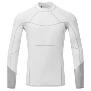 Rashguard de compression respirant à manches longues pour entraînement BJJ Jiu Jitsu, en polyester, coupe ajustée, personnalisé en usine - Product Image 3