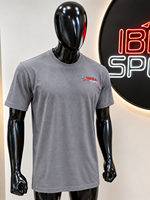 IBERIA Groothandel Premium Grijs T-shirt met ronde hals |   Casual T-shirt met korte mouwen |   Kleding met aangepast logo, OEM groothandel