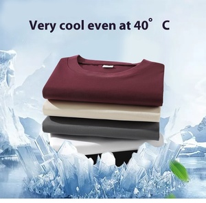 T-shirt décontracté pour homme en coton biologique 100% mercerisé à l'ammoniaque liquide de haute qualité, col rond, personnalisable - Product Image 2