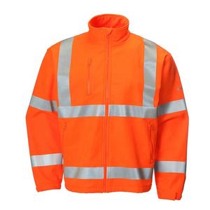 Manufacture <b>Hi</b> <b>Vis</b> Workwear Reflective Safety <b>Softshell</b> <b>Jacket</b> Best Quality and Cheap Price - Product Image 3