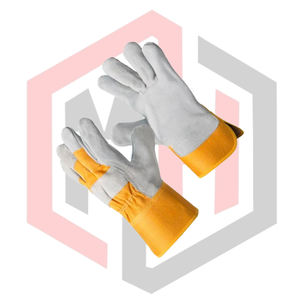 Gants de travail en cuir renforcé pour superviseur, résistants aux déchirures, sans silicone, sans poudre, anti-chaleur, anti-coupure, anti-statique, ignifuges - Product Image 4