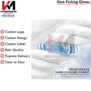 OEM Custom Logo Fishing Gloves Waterproof Anti <b>Slip</b> Breathable Quick Dry Full Finger Protective Gloves For Freshwater - Product Image 3